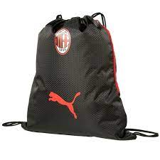 PUMA AC Milan Final Gym Sack 2021-2022, SACCA Black-Tango Red